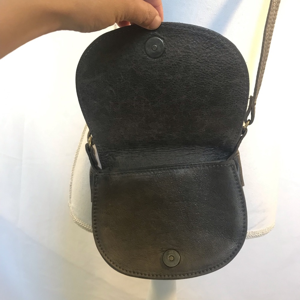 Vintage Mini Leather Crossbody Bag - Picture 3 of 4